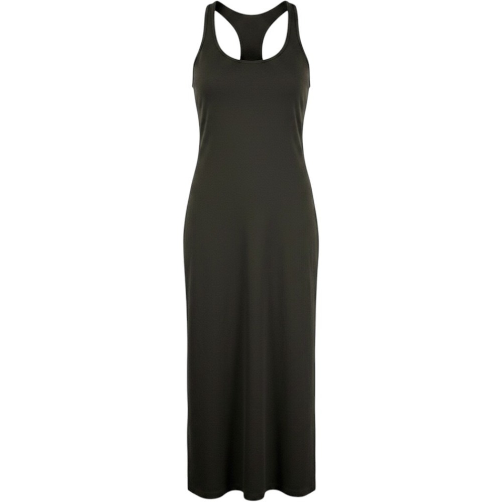 Vuori Halo Racerback Maxi Dress Double Side Slit Performance DreamKnit Womens S
